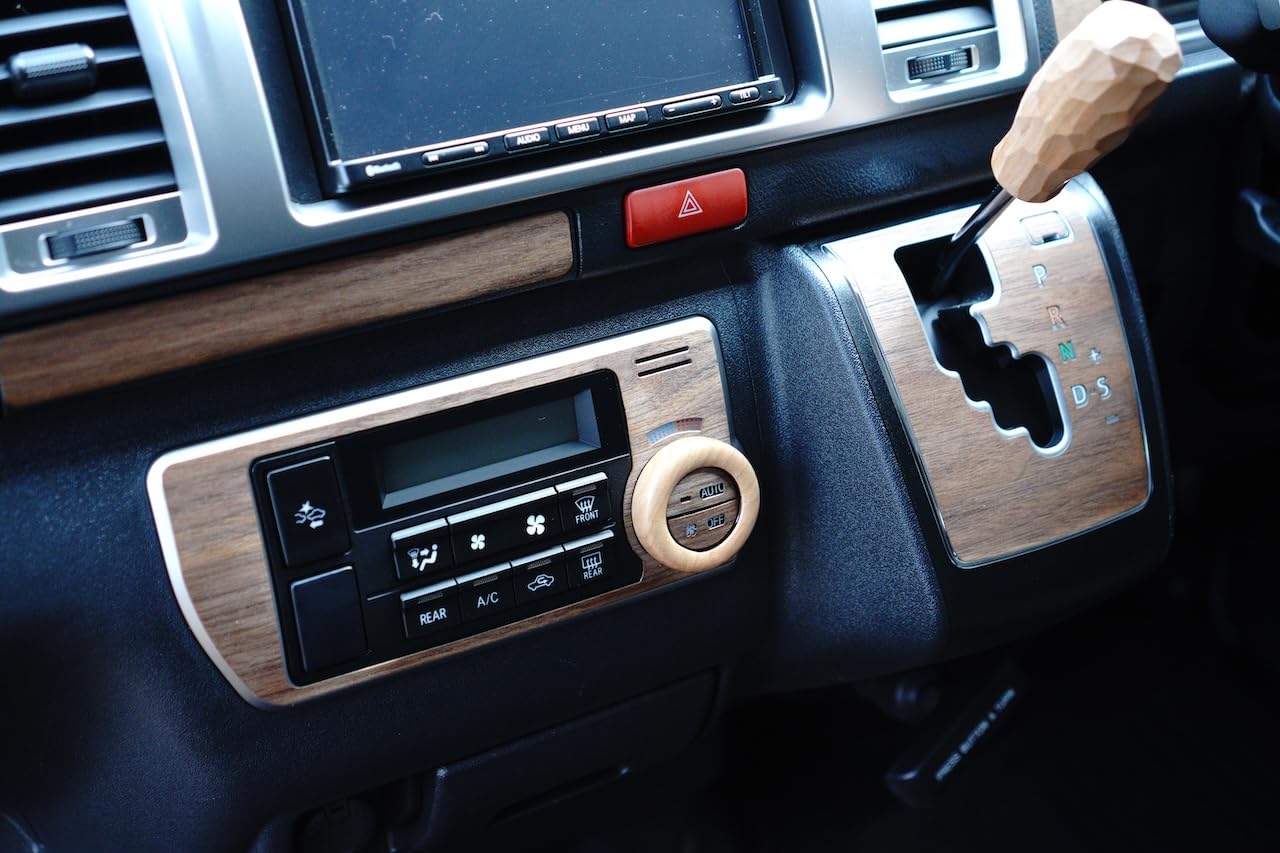 Amazon.co.jp: ハイエース用 200系 ウッド シフトノブ シフトレバー